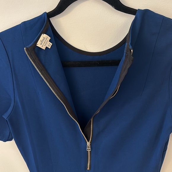 Aritzia Wilfred bodycon blue mini dress - Picture 11 of 12